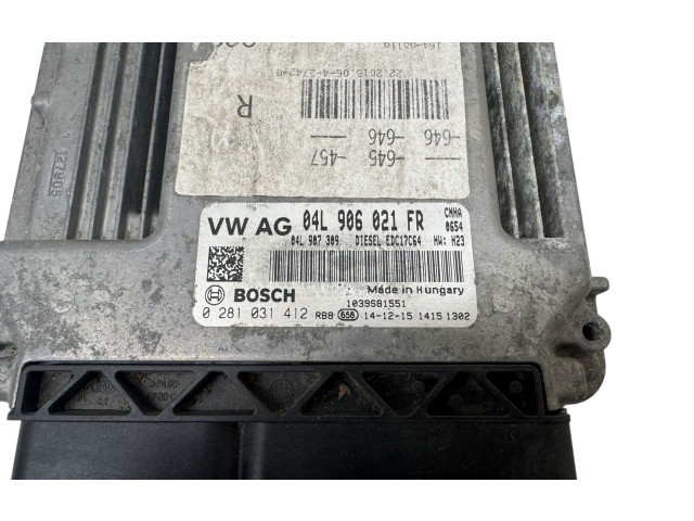 Блок управления двигателя 04L906021FR, 04L907309   Audi A6 S6 C7 4G