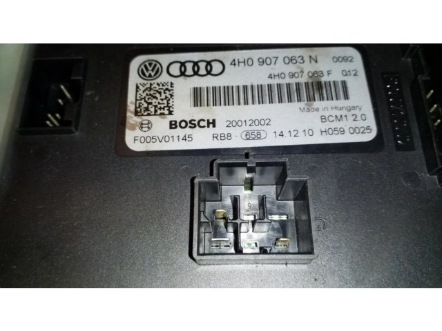 Блок комфорта 4H0907063N, 4H0907063F Audi A6 C7