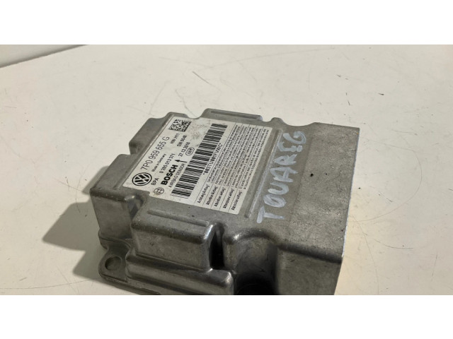Блок подушек безопасности 7P0959655G, 0285013371   Volkswagen Touareg II