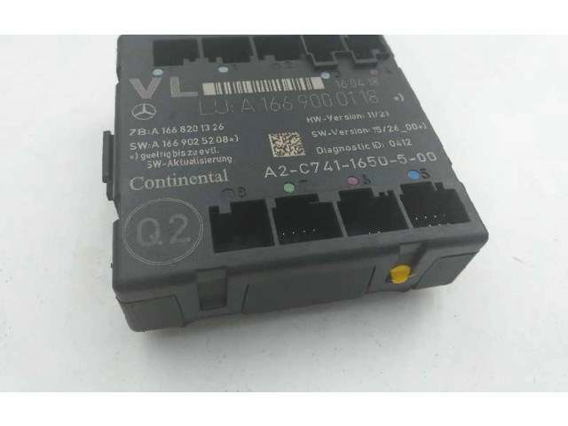 Блок комфорта A1669000118, A2C7411650500   Mercedes-Benz GLA W156   
