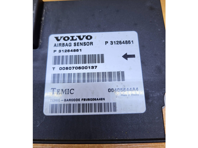 Блок подушек безопасности 31264861, 00405644A4 Volvo S80