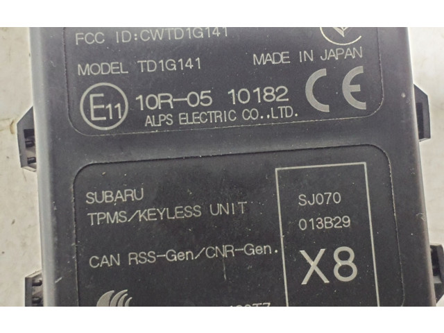 Блок управления TD1G141   Subaru Forester SK