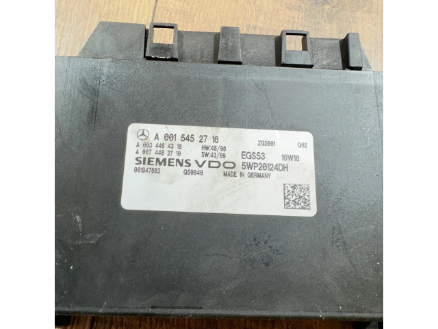 Блок управления коробкой передач A0015452716, A0034464310   Mercedes-Benz E W212