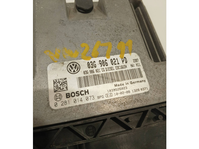 Блок управления двигателя 03G906021PD, 03G906021CG Volkswagen Caddy