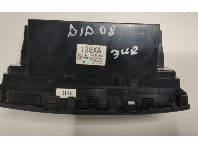 Блок управления климат-контролем 7820A138XA, 1465705174 Mitsubishi Pajero