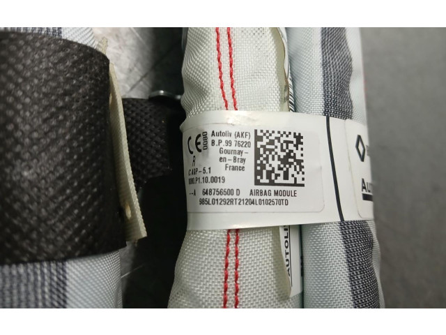 Боковая подушка безопасности 985L01292R, 648756500D Dacia Sandero