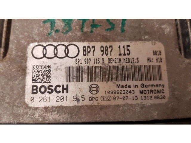 Блок управления двигателя 8P7907115, 8P1907115B   Audi A3 S3 A3 Sportback 8P