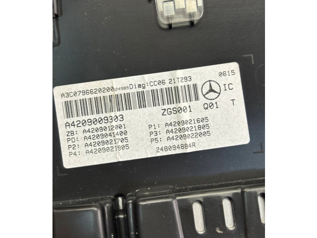 Zpětné zrcátko Mercedes-Benz Citan II 2024 A4209009303, A4209009303