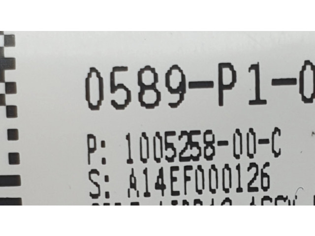 Подушка безопасности в сиденье 100525800C, 0589P1   Tesla Model S