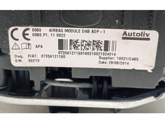 Подушка безопасности водителя 07356121160, 07356121160   Fiat 500L