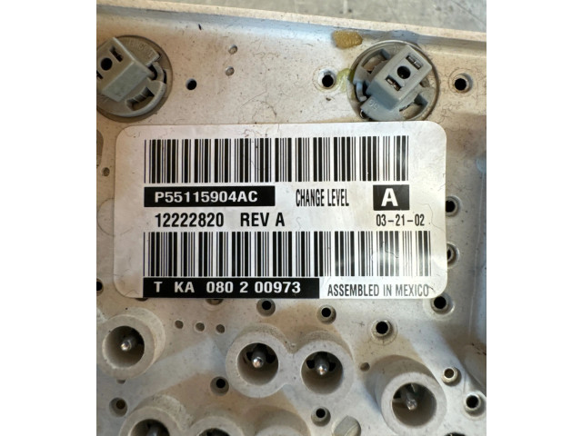 Блок управления климат-контролем P55115904AC, 12222820   Jeep Grand Cherokee (WJ)