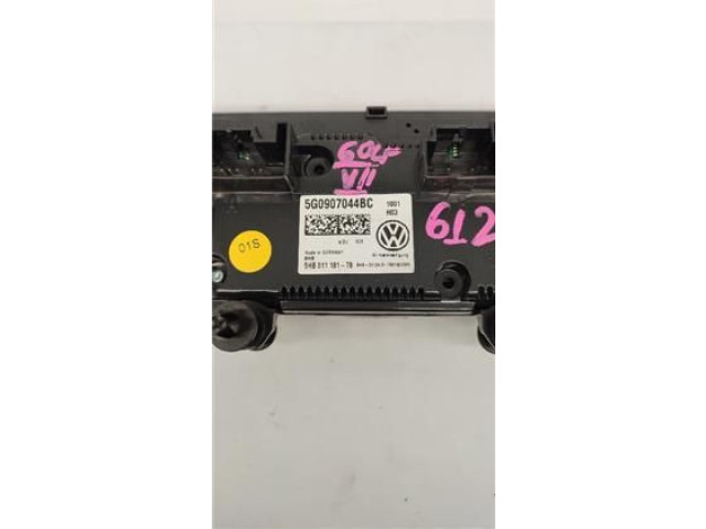 Блок управления климат-контролем 5G0907044BC, 5G0907044BC Volkswagen Golf VII