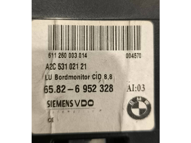 Дисплей 611260003014, 6952328 BMW 5 E60 E61