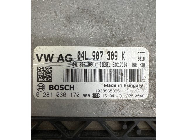 Блок управления двигателя 04L907309K, 04L907309 Volkswagen Caddy