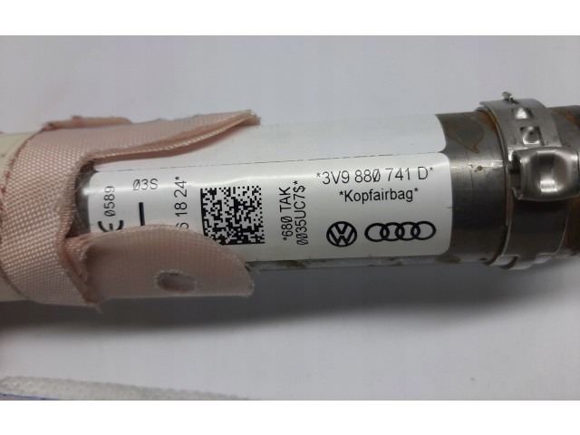Боковая подушка безопасности 3V9880741D, 3V9880741D   Skoda Superb B8 (3V)