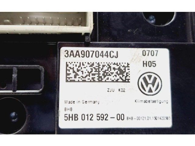 Блок управления климат-контролем 3AA90744CJ Volkswagen Touran II