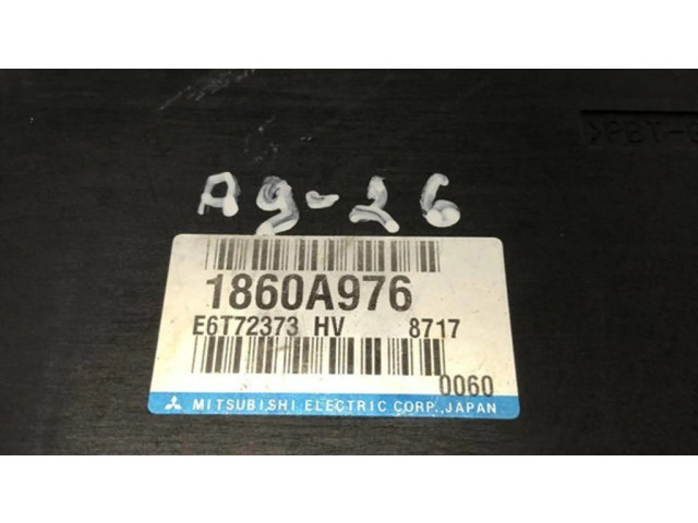 Блок управления двигателя 1860A976, E6T72373 Mitsubishi Lancer X