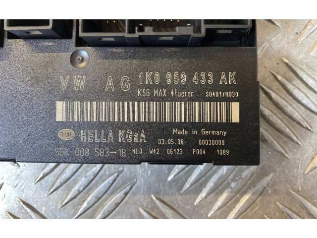 Блок комфорта 1K0959433AK, 00030000 Skoda Octavia Mk2 (1Z)