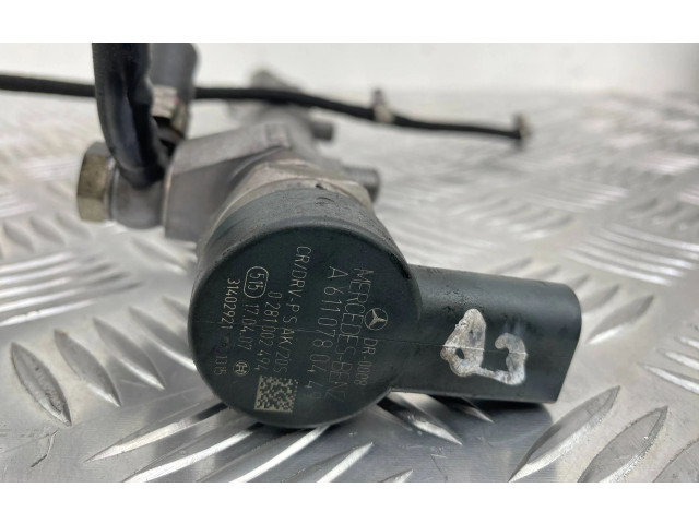 Vstřikovací lišta A6460701195, 0445214149 Mercedes-Benz C W203 OM 646.963