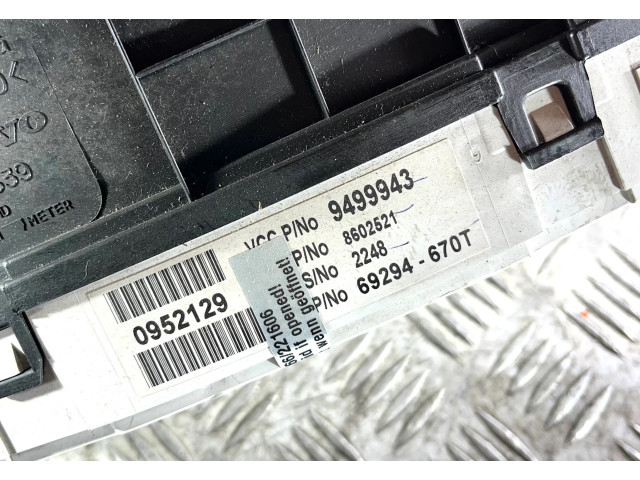 Панель приборов 9499943, 8602521   Volvo XC90       