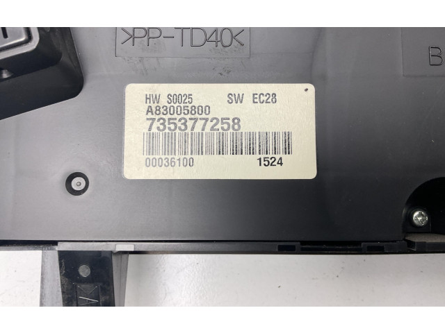 Блок управления климат-контролем 735490955, 735377258 Fiat Idea