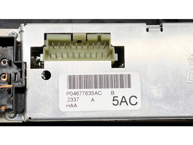 Блок управления климат-контролем P04677635AC, P04677635 Chrysler Voyager