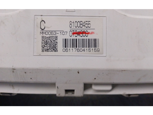 Přístrojová deska Mitsubishi ASX 2010 8100B455, 0T34300