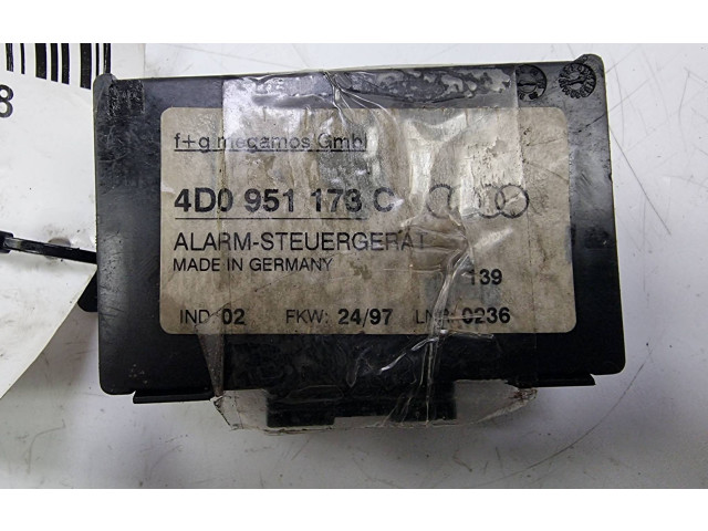 Pojistková skříňka Блок управления сигнализации Audi A8 S8 D2 4D 1997