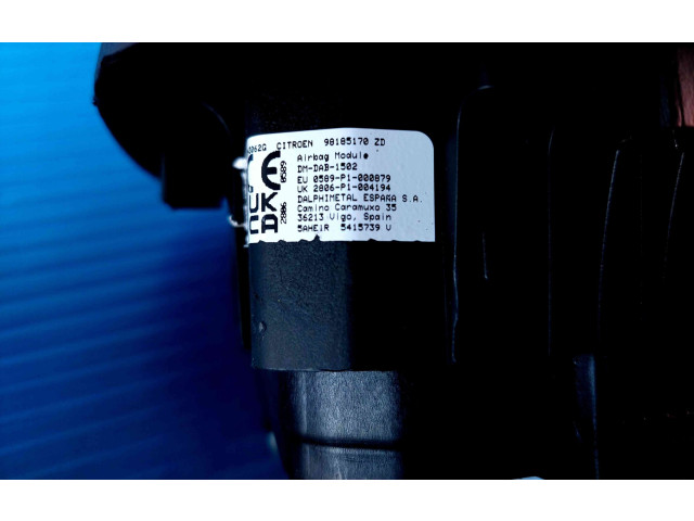 Надувная подушка для руля 98185170ZD, 0589P1000879 Citroen Berlingo