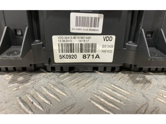 Панель приборов 5K0920871A Volkswagen Golf VI