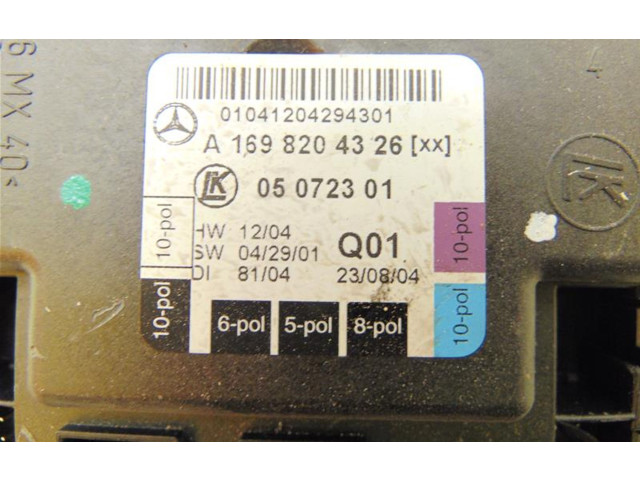 Блок управления A1698204326, A1698204326 Mercedes-Benz A W169