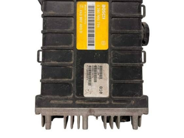 Блок управления двигателя 443907403D, 0280000734 Volkswagen Golf II