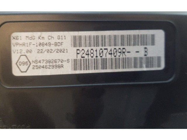 Přístrojová deska Renault Kangoo III 2021 248107409R, P248107409R