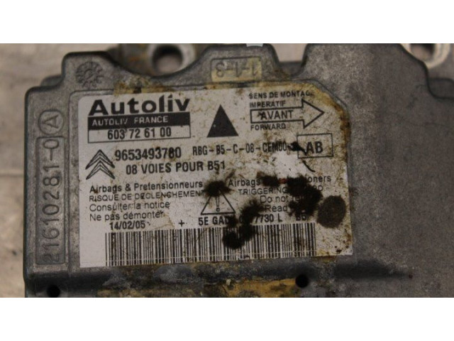 Блок управления 9653493780, 603726100 Citroen C4 I