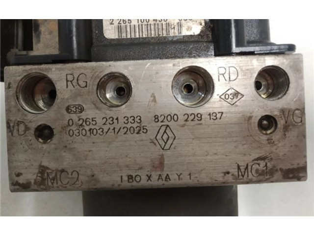 Блок АБС 8200229137, 8200229137   Renault  Clio II  2001 - 2005 года