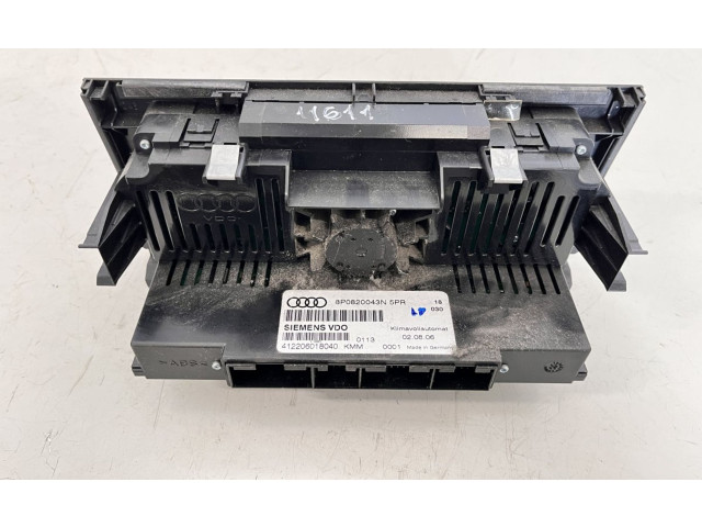 Блок управления климат-контролем 8P0820043N, 8P0820043N Audi A3 S3 8P