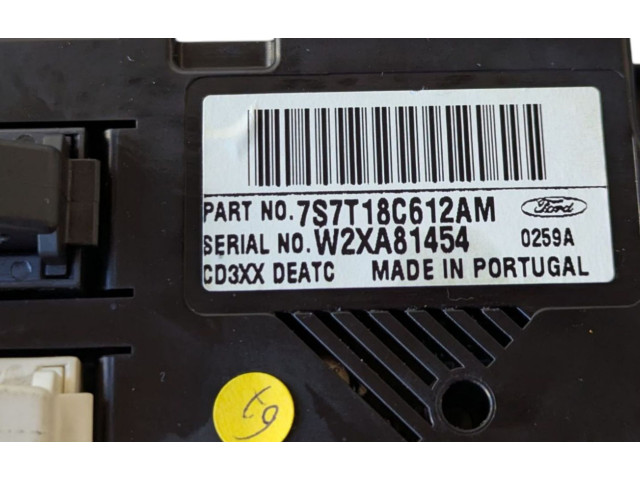 Блок управления климат-контролем W2XA81454, 7S7T18C612AM Ford Galaxy