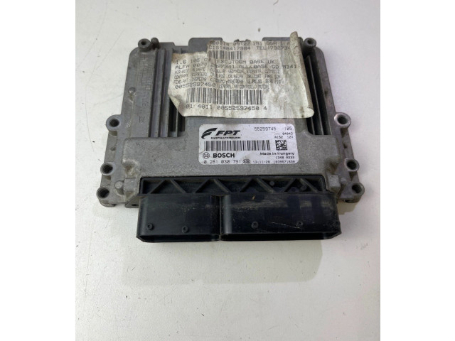 Блок управления 55259745, 0281030791 Alfa Romeo Giulietta