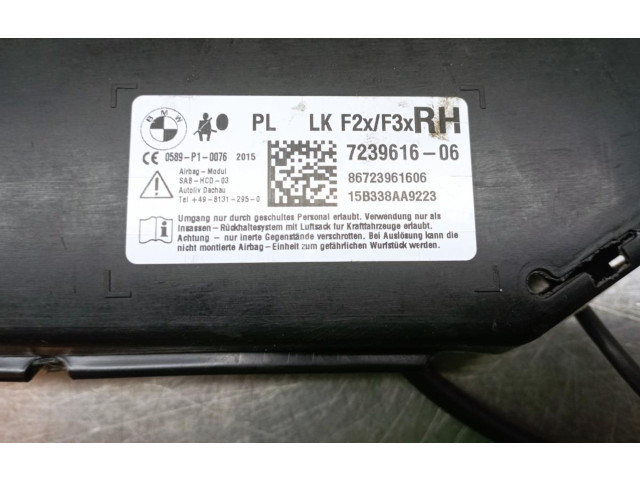 Подушка безопасности в сиденье 723961606, 15B338AA9223   BMW 4 F36 Gran coupe