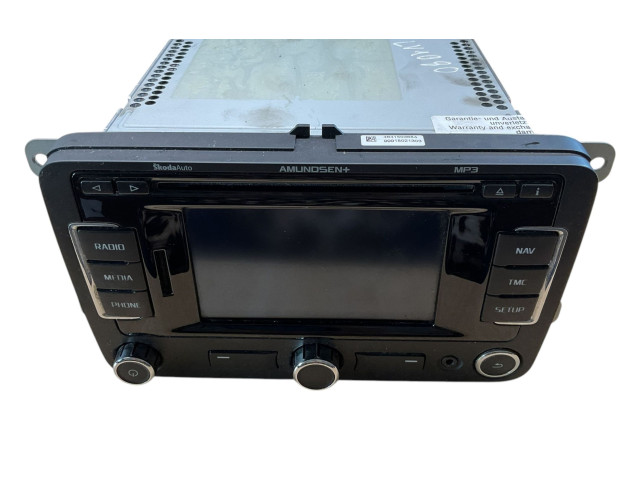 Радио/ проигрыватель CD/DVD / навигация 3T0035192M, SKRNS315    Skoda Fabia Mk3 (NJ)