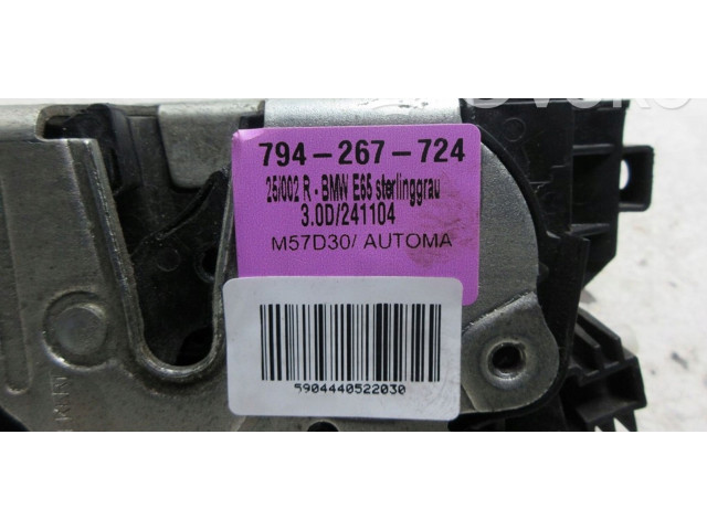 Zámek zadních dveří d4cdzsa1dn BMW 7 E65 E66 2013