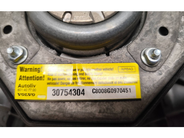 Подушка безопасности водителя 30754304, 601407700 Volvo XC90