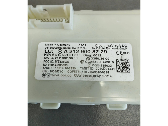 Другие блоки управления / модули A2129008729, A2129012102    Mercedes-Benz CLS C218 X218