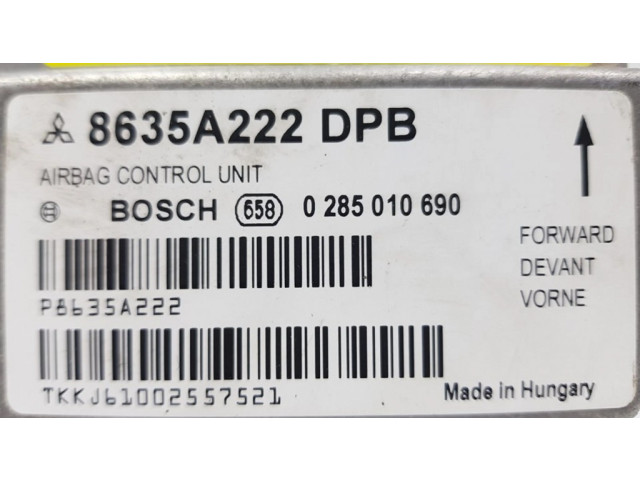 Блок подушек безопасности 8635A222DPB, 0285010690 Mitsubishi Colt