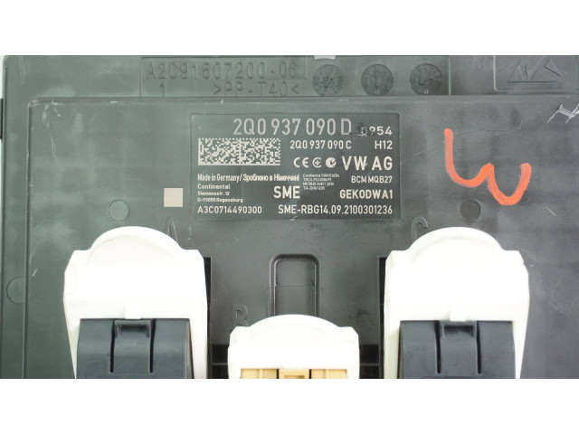 Блок управления 2Q0937090D   Skoda Fabia Mk4 (6VA)