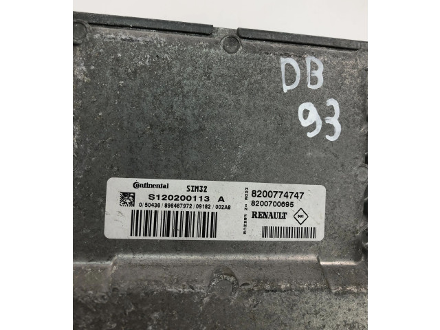 Řídící jednotka 8200774747, S120200113A   Renault Twingo I 2000