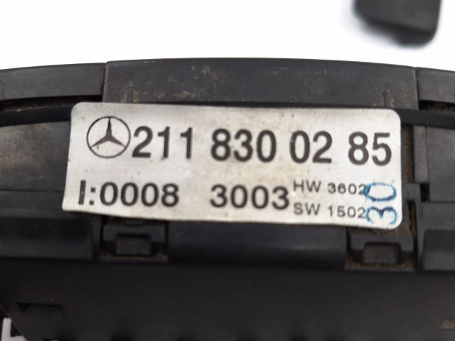 Блок управления климат-контролем 2118300285, 158093   Mercedes-Benz E W211