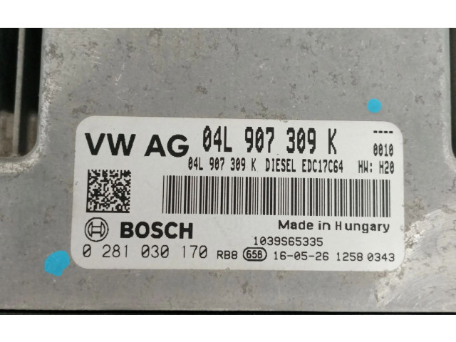 Řídící jednotka 04L907309K, 0281030170 Volkswagen Caddy 2016
