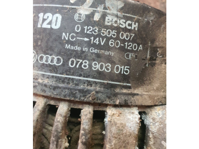 Генератор 0123505007, 078903015   Audi A6 S6 C5 4B      