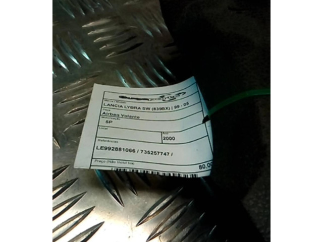 Подушка безопасности водителя LE992881066   Lancia Lybra